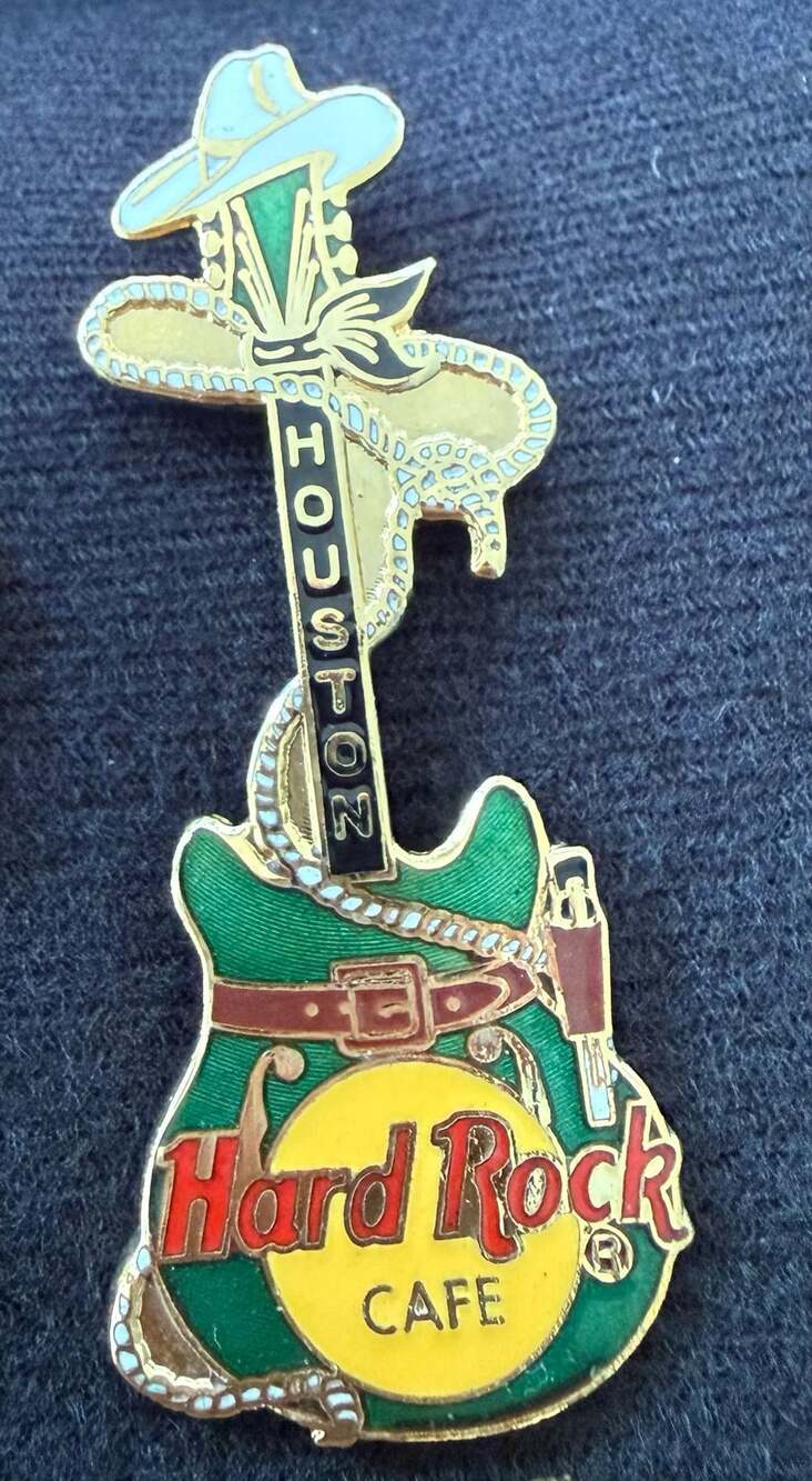 Hard Rock Cafe Houston Guitar Pin